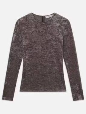 Frame crushed velvet top